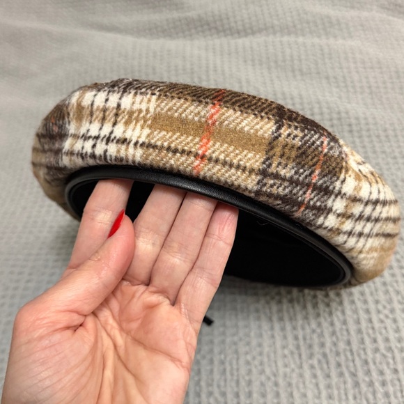 Vintage style Plaid Beret Hat - Picture 2 of 10